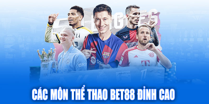 Các môn thể thao Bet88 đỉnh cao